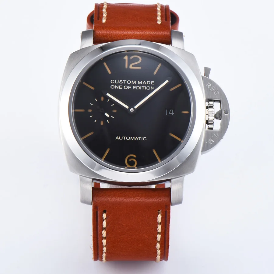 Мужские автоматические механические часы водонепроницаемые светящиеся с датой