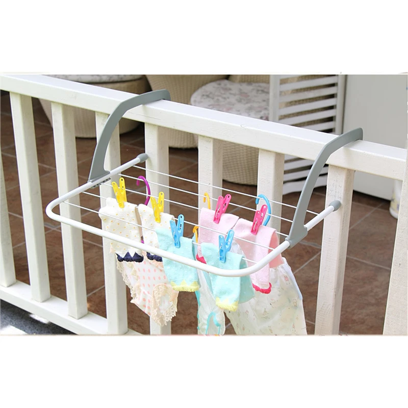 

Multifunctional Foldable Drying Rack Household Indoor Outdoor Balcony Adjustable Shelf Clothes Towel Shoe Hanger JDH88
