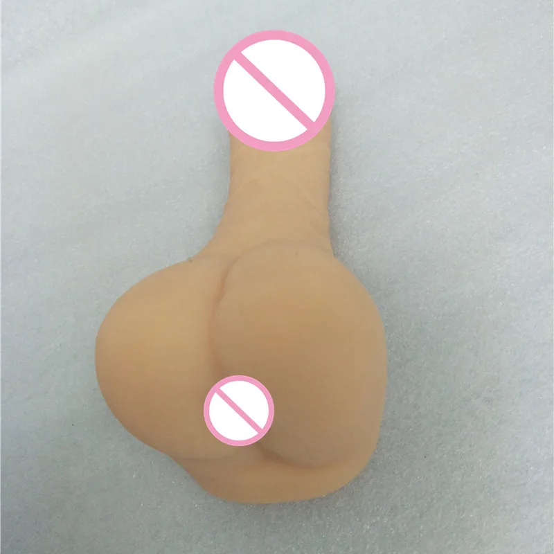 Мягкий большой фаллоимитатор с анальным отверстием Реалистичный искусственный