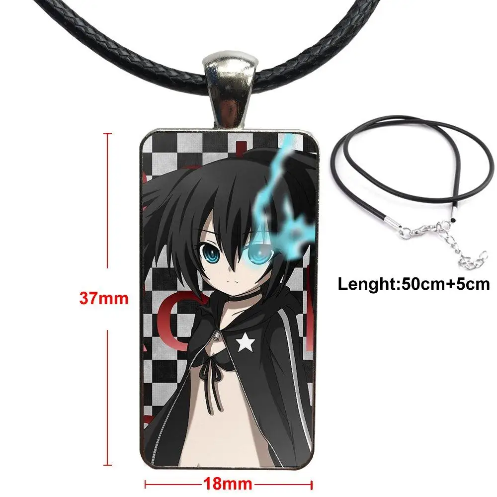 Для унисекс черный рок ожерелье стрелок со стальным покрытием стекло кабошон