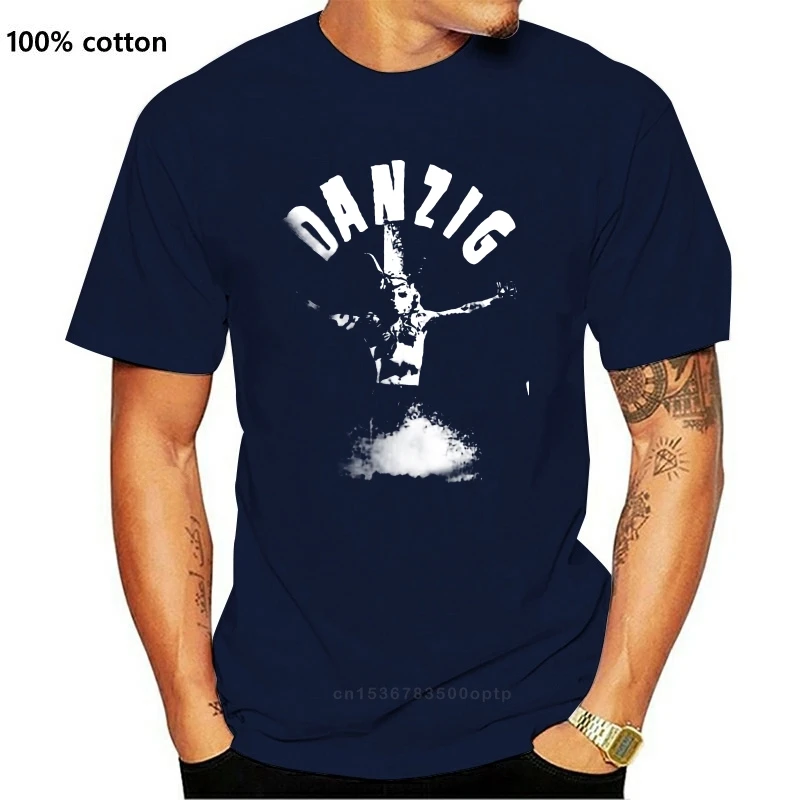 Nowy 2021 Danzig Glenn Danzig na krzyżu Demon na krzyżu mężczyzn czarny T-Shirt rozmiar S-3XL