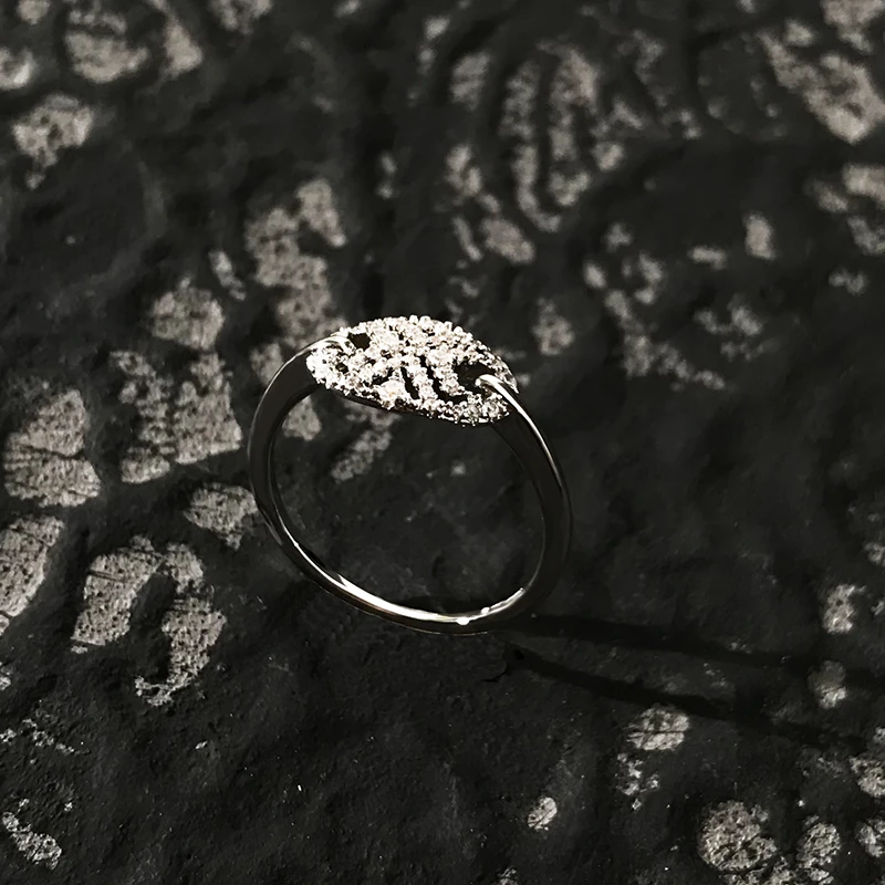 

The New Simplicity 925 Sterling Silver Ring Fine Charm Zodiac Silver Color Luxury Brand Monaco Jewelry For Women Girl Gift
