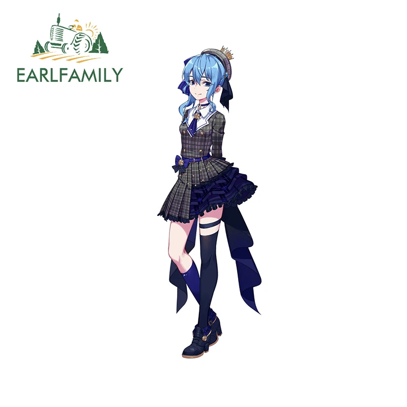 

Наклейка EARLFAMILY 13 см х 4,9 см для Hololive аниме девушка автомобиль ассейсы наклейка граффити Автомобильная наклейка окклюзия царапина окна украш...