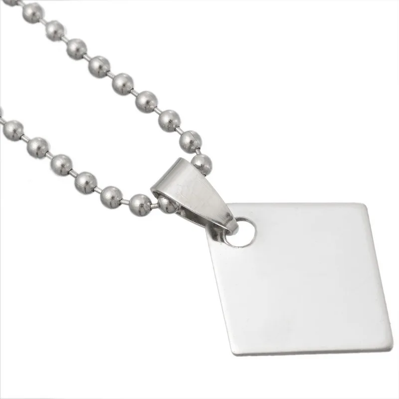 Нержавеющая сталь лазерные подвески штампованные заготовки для надписей