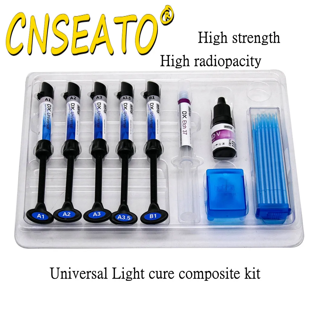 Светильник логический Светоотверждаемый полимер DENTEX универсальный комплект из