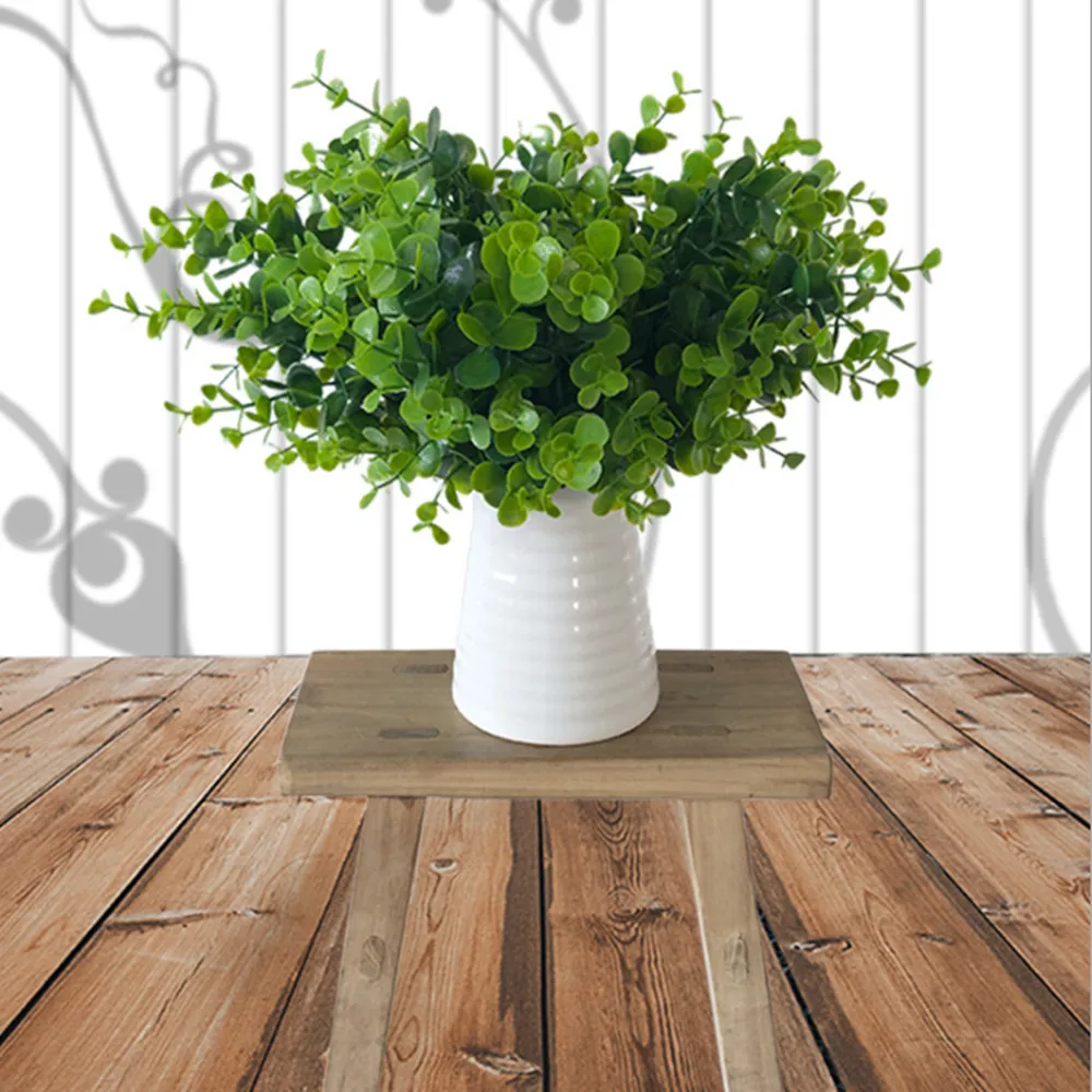 

New 1pc 7 Fork Simulation Money Leaf Artificial Plant DIY Home Aliving Room Office Decoration Wedding Decor Crafts Cheap Other