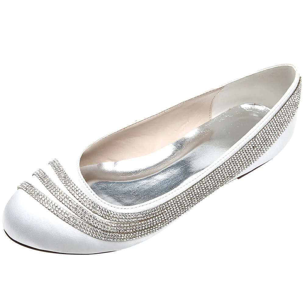 

Round Toe Shoes Woman Flats Casual Female Sneakers Riband Modis Dress Comfortable Wedding 2021 Silk Basic PU Lace-Up Solid Party