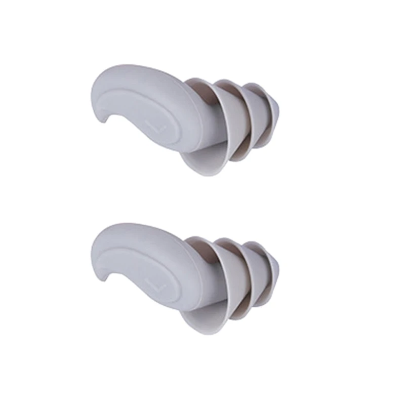 Набор из 2 трехслойных вкладышей для сна многоразовые шумоподавляющие беруши