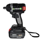 Бесщеточный Электрический ударный гайковерт LVDIAN 388VF, 19800 мАч, черныйжелтый