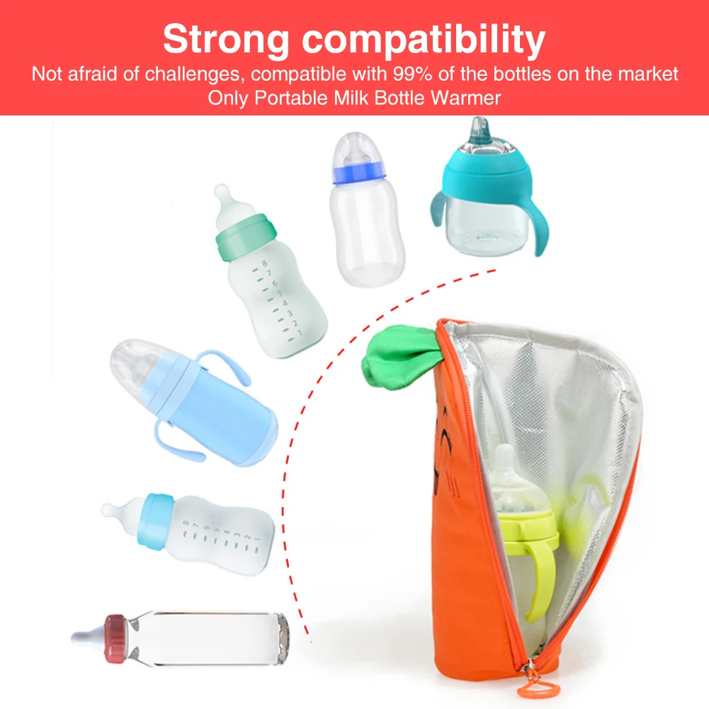 

Outdoor Car Multifunction Universal Home Travel Portable Milk Bottle Warmer Lightweight Insulation Baby USB Charging Washable