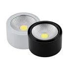 Светодиодные потолочные светильники с поверхностным креплением, приглушаемые COB светодиодный пы направленного света для кухни, ванной, 3 Вт, 5 Вт, 7 Вт, 12 Вт