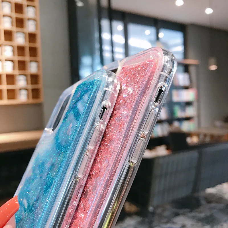 Чехол для OPPO Reno 4Z 5G роскошный блестящий жидкий песок зыбучий чехлы телефонов