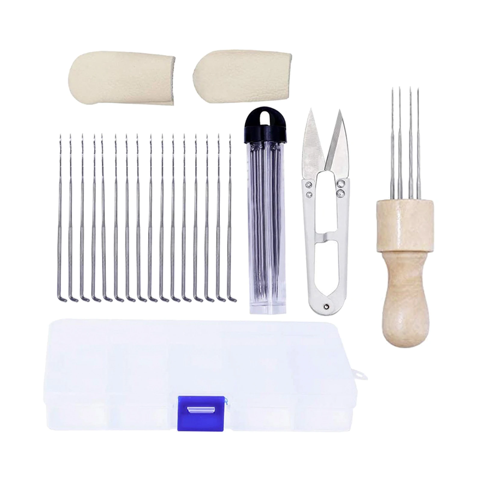 Complete Felting Kits Starter Wool Felt Needles Felting Craft Scissor