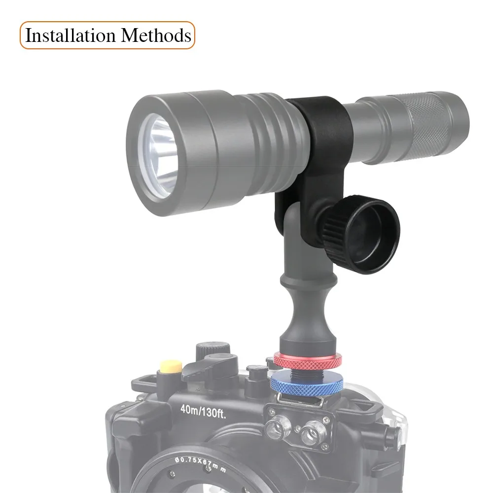 Фонафонарь Seafrogs для подводного плавания дайвинга держатель фонарика 2 шт.