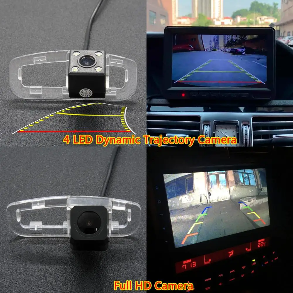 Рыбий глаз 1080P MCCD Starlight парковочная камера заднего вида для Honda Accord 2011 2012 2013
