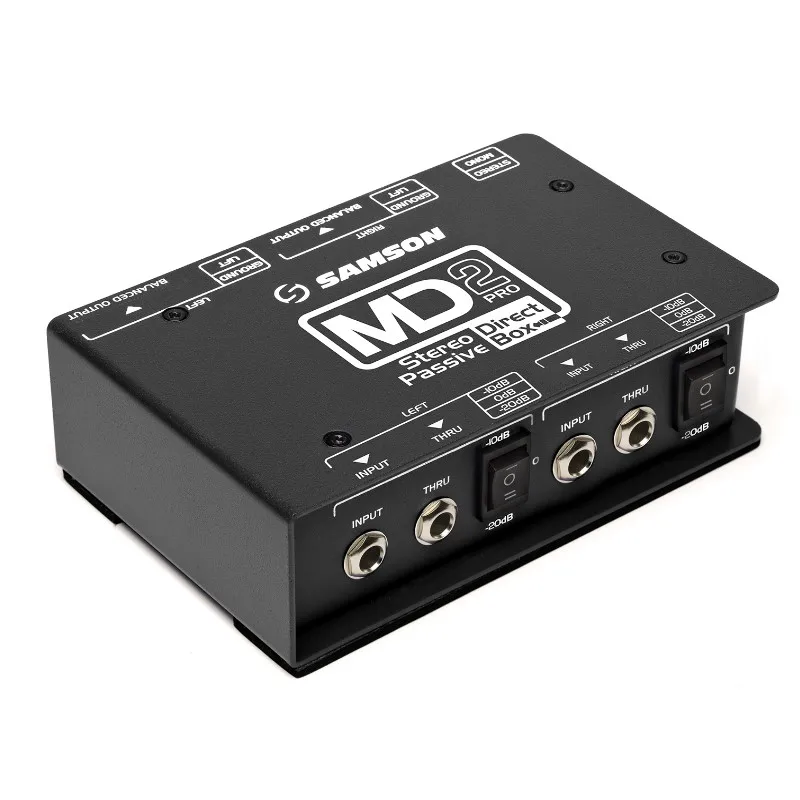 Серия Samson MD2 Pro S.Max стерео пассивный двухканальный прямой бокс гитарный эффект