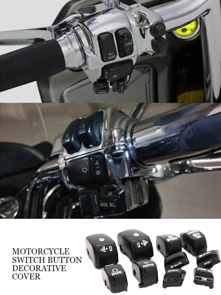 

10 шт., кнопки управления мотоциклом для Harley Touring FLHX FLTRX Street Electra Glide Motor Accessories