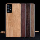 Моделирование древесины чехол для Samsung Галактики A52 A72 A42 A32 5G с пасторальный дизайн, с TPU + PC 2in1 материал