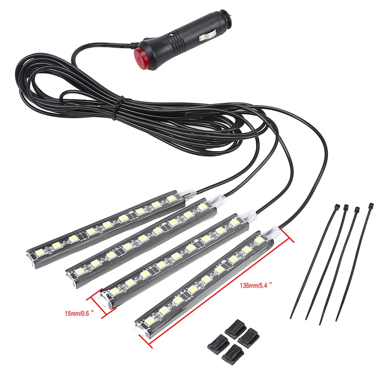 POSSBAY Красный Универсальный Светодиодные ленты светильник ног атмосфера