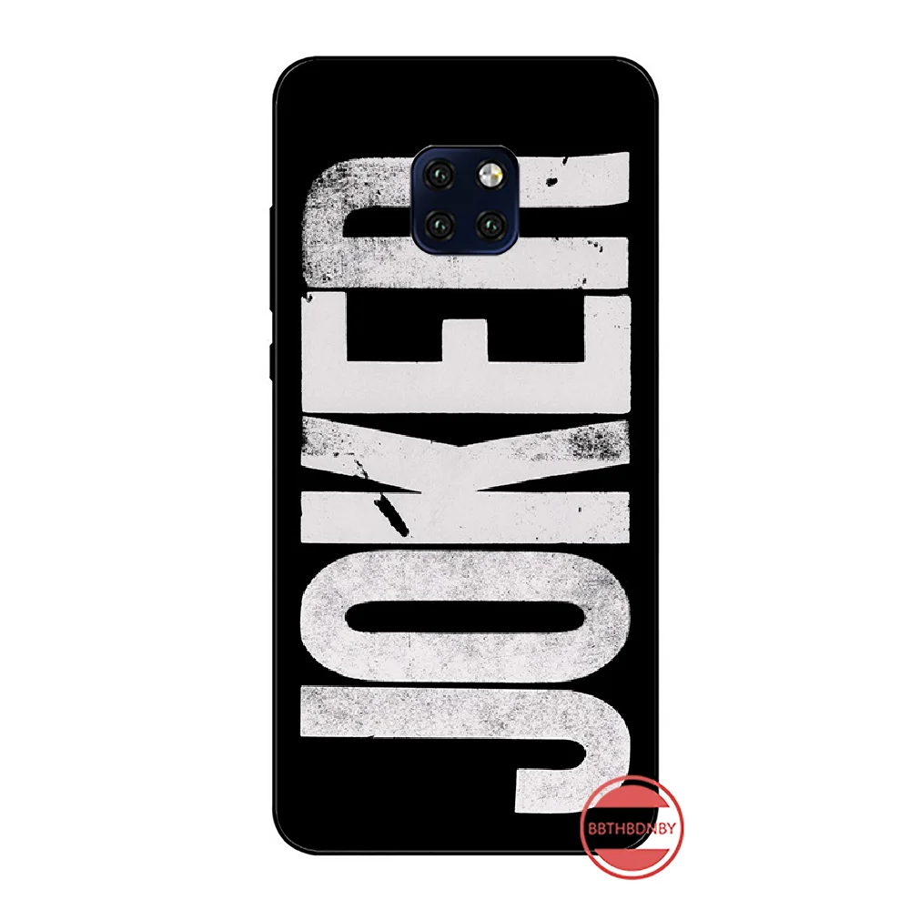 Marvel mafex джокер черный мягкий чехол для телефона из ТПУ Huawei Mate 9 10 20 Pro lite 20x nova 3e P10 plus