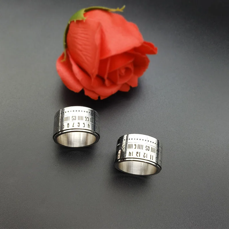 Мужское кольцо из титановой стали Hemiston модное нержавеющей в стиле панк-рок |