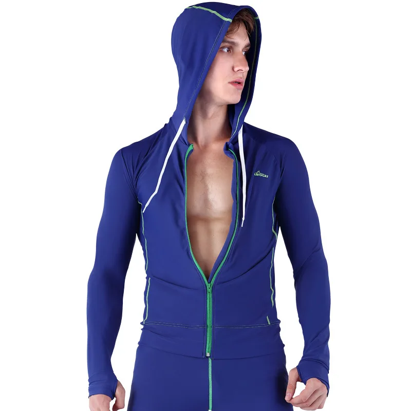 

European And American Quick-drying Sunscreen Wetsuit Jellyfish Zipper Cardigan Long-sleeve Snorkeling Diving Suit For Couple