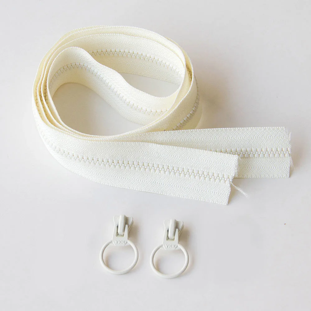 J 1 meter YKK 3# Resin Zipper Coil Zippers For Sewing Long Zipper DIY Bag zipppers Patchwork Accessories Ring - Цвет: J