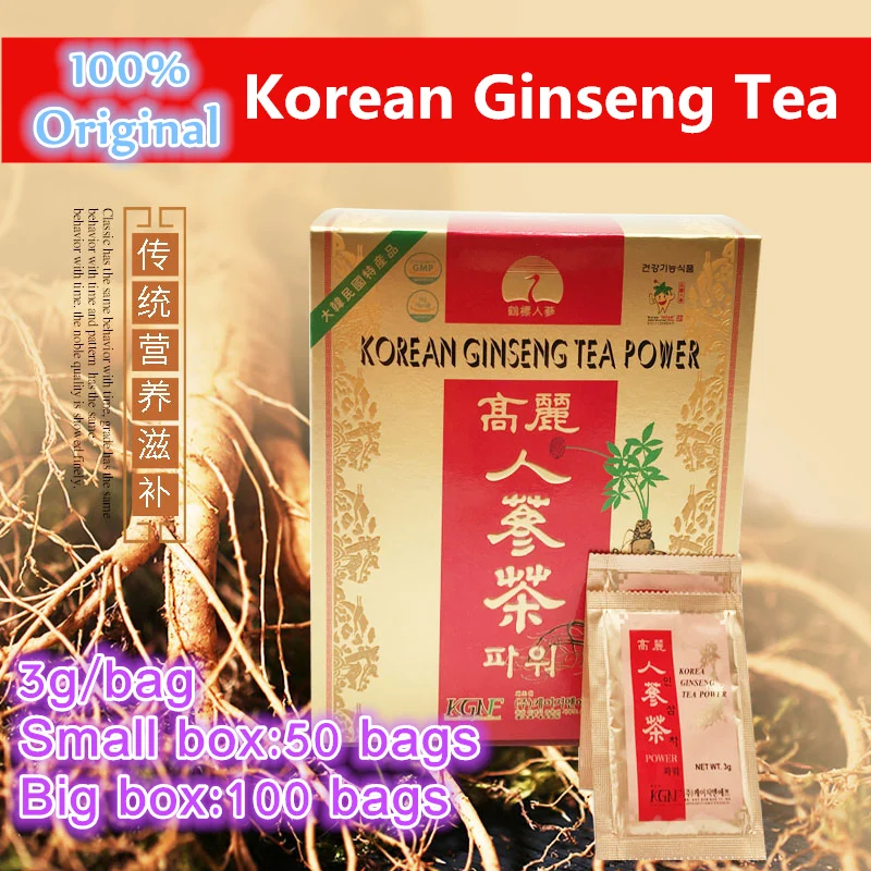 100% оригинальный корейский чай-женьшень высококачественный красный женьшень