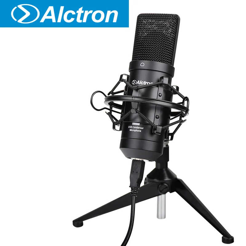 

Профессиональный звукозаписывающий микрофон Alctron um900 Pro USB конденсаторный микрофон Студийный компьютерный микрофон