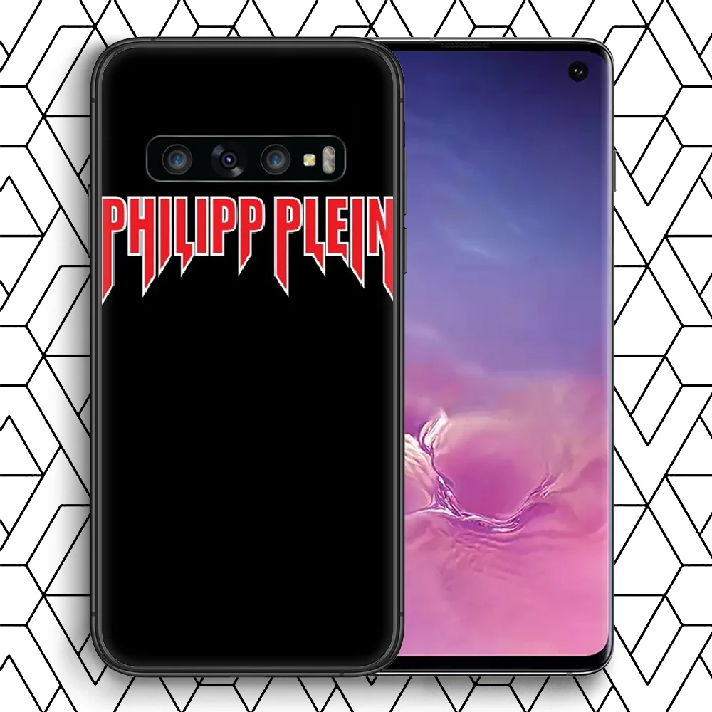 

Luxury Fashion Brand Skull Rivets Phone Case For Samsung Galaxy Note S 8 9 10 20 Plus E Lite Uitra black Etui Pretty Shell Soft