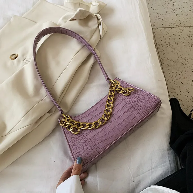 

Women 2020 Summer Vintage Bags Style Small Shoulder Purse Luxury Handbags Women Bags Designer for Female Purple Bags