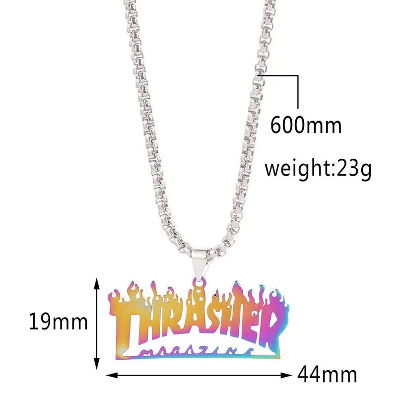 Уличный хип-хоп из нержавеющей стали с закалочными буквами подвеска в виде