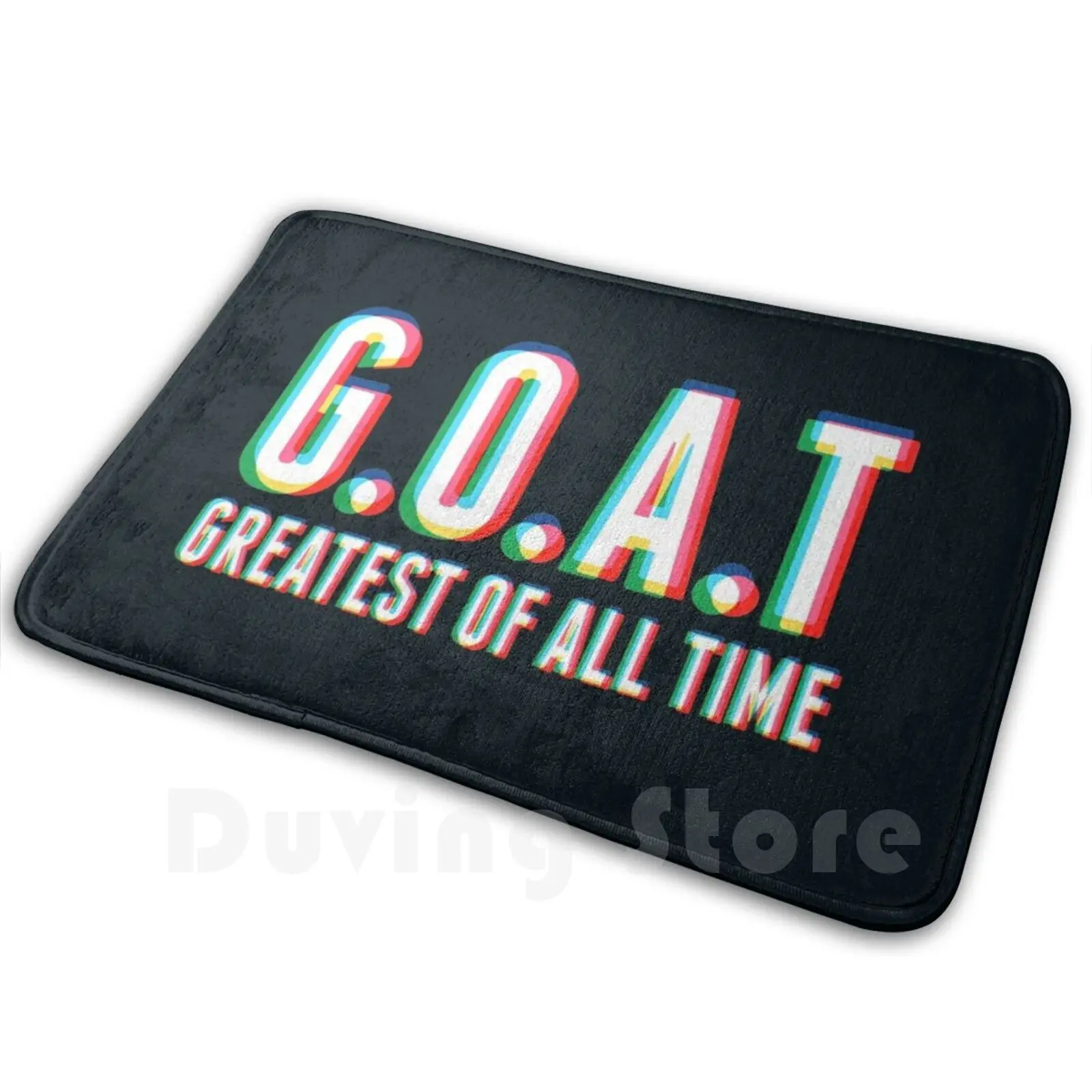 

Greatest Of All Time Cmyk 2 ( Dark ) Soft Non-Slip Mat Rug Carpet Cushion Goat Greatest Of All Time G O A T Football