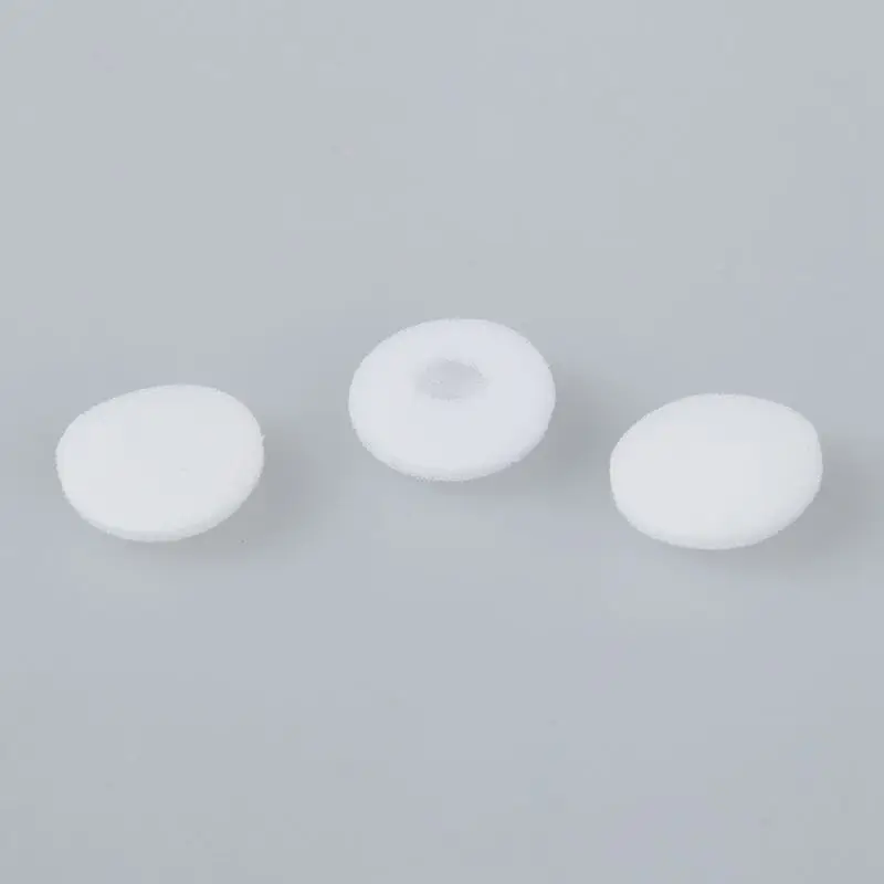 

100 Pcs White Soft Sponge Earphone Headphone Ear Pad Cover Replacement