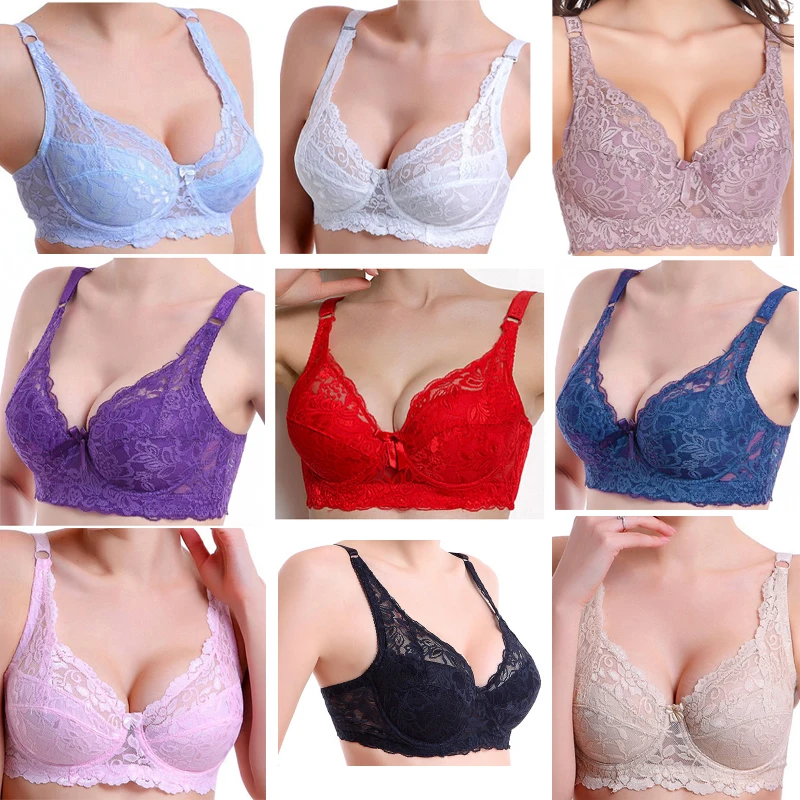 

Cotton Bras for Women Lace Floral Sexy push up Cup B C D 105D 105C 105B 100D 100B 95D 95C 95B 90D 90C 85D 85C 80D 80C 80B C3306