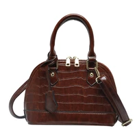 luxury fashion women crossbody bag crocodile leather shell bags ins hot sales mini shoulder handbag fashion lady tote purse