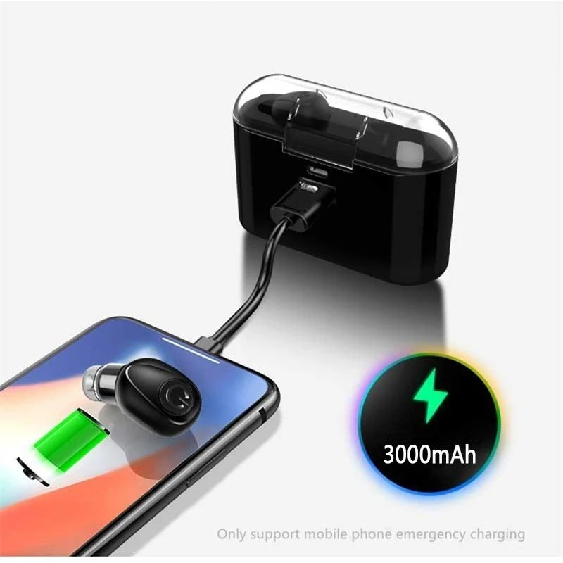 Размер Беспроводной Bluetooth наушники вкладыши TWS с Управление кнопка высокого
