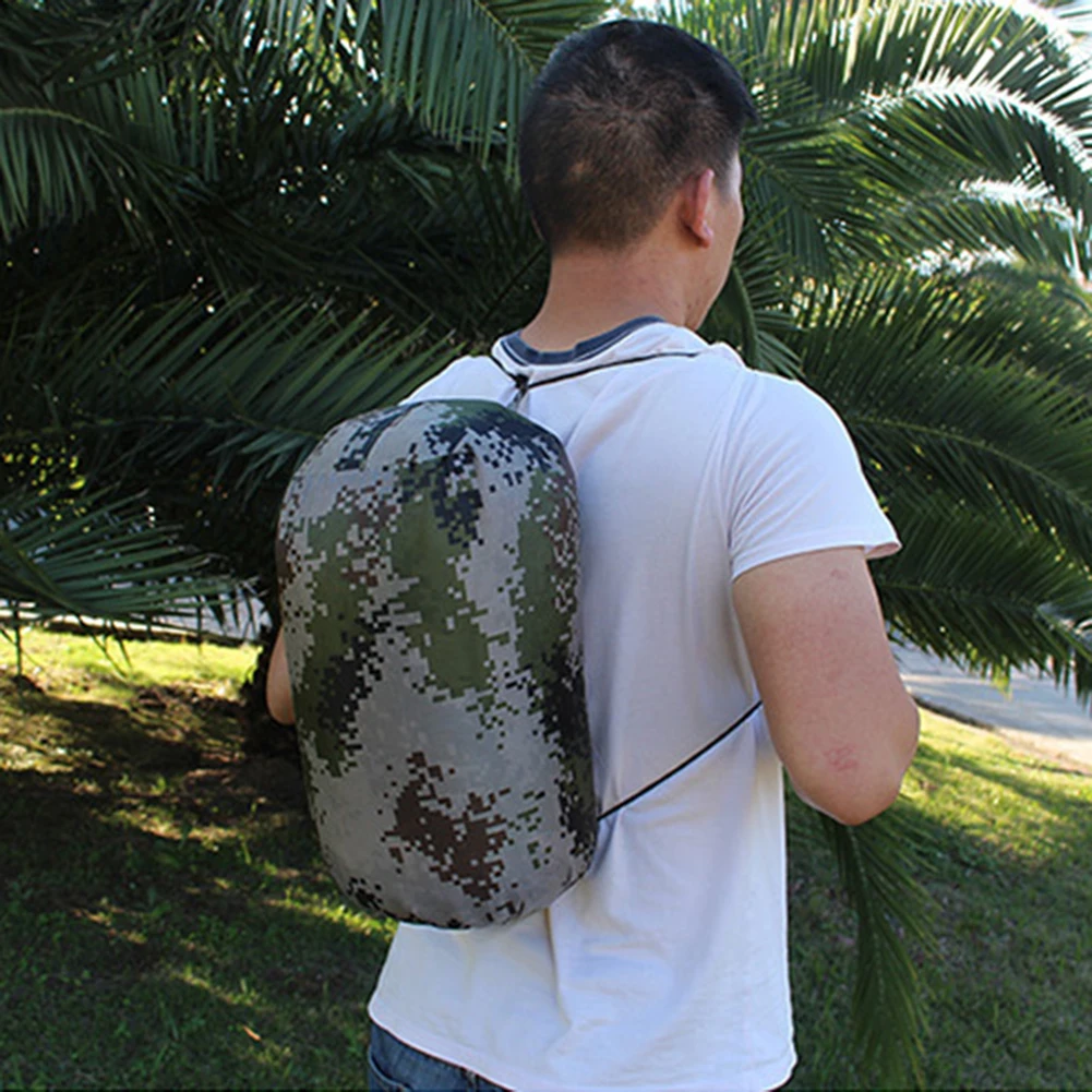 

2021 New Thickened Warm Sleeping Bag Outdoor Camping Camouflage Envelope Bed Filling Winter Sleeping Bag Lazy Bag