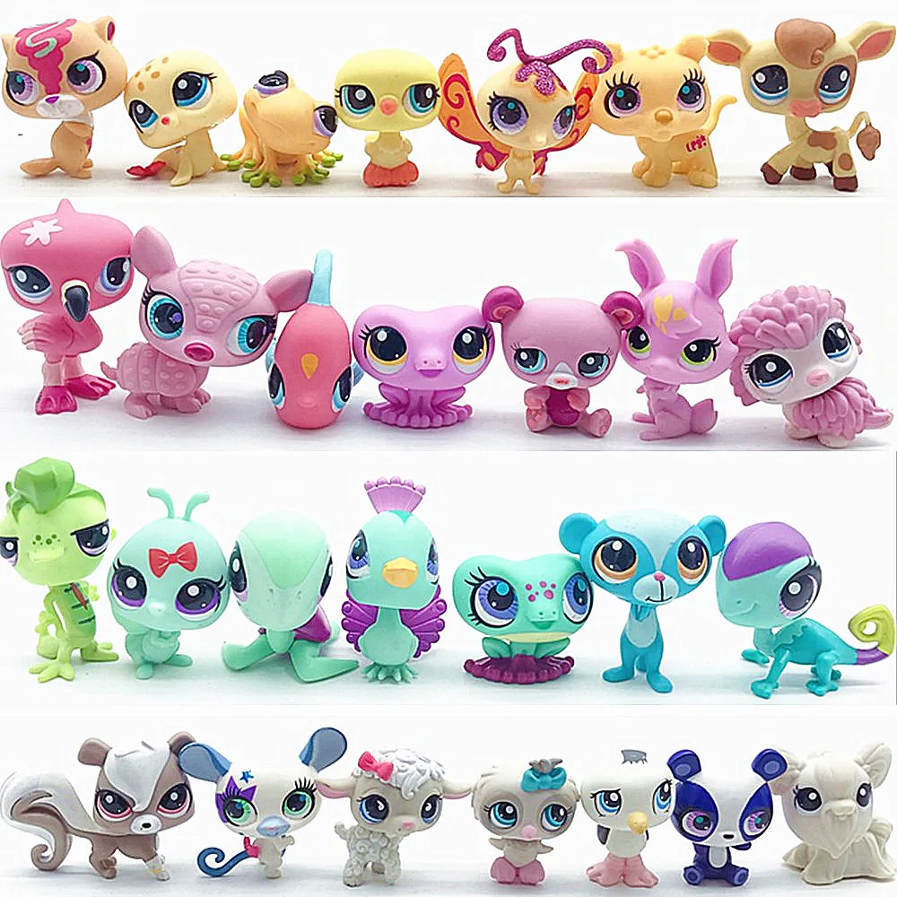 

Pet shop Collection Figure Collie Dog unicorn Cat Squirrel Animals Cute Kid Toys Figure Gift