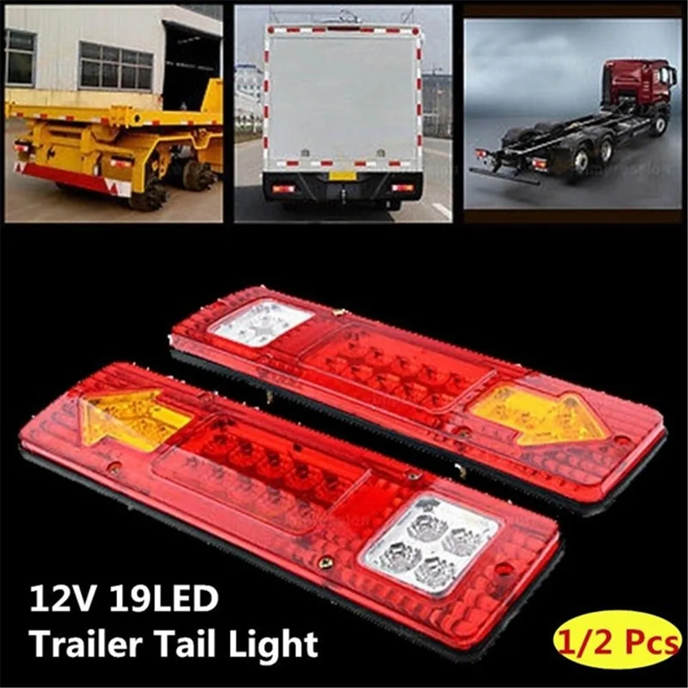 

1 шт. электронный задний светильник 12V/24V Автомобильный задний светильник 19LED электронный задний светильник хвостовик стрелы светильник s