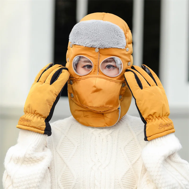 Новинка 2021 шапка Lei Feng для мужчин и женщин зимняя теплая верховой езды с защитой