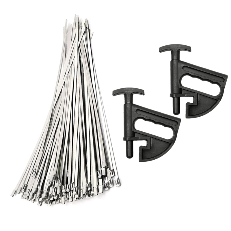 5/2 шт. аксессуары: 50 Кабельные застежки самоблокирующиеся кабельные стяжки и 2