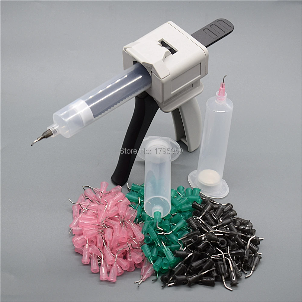 Клеевой пистолет 30 мл УФ-клеевой ручной для шприца с диспенсером клея 30cc шприц