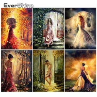 5d diy diamond painting girl picture of rhinestones embroidery full display mosaic cross stitch home art decor