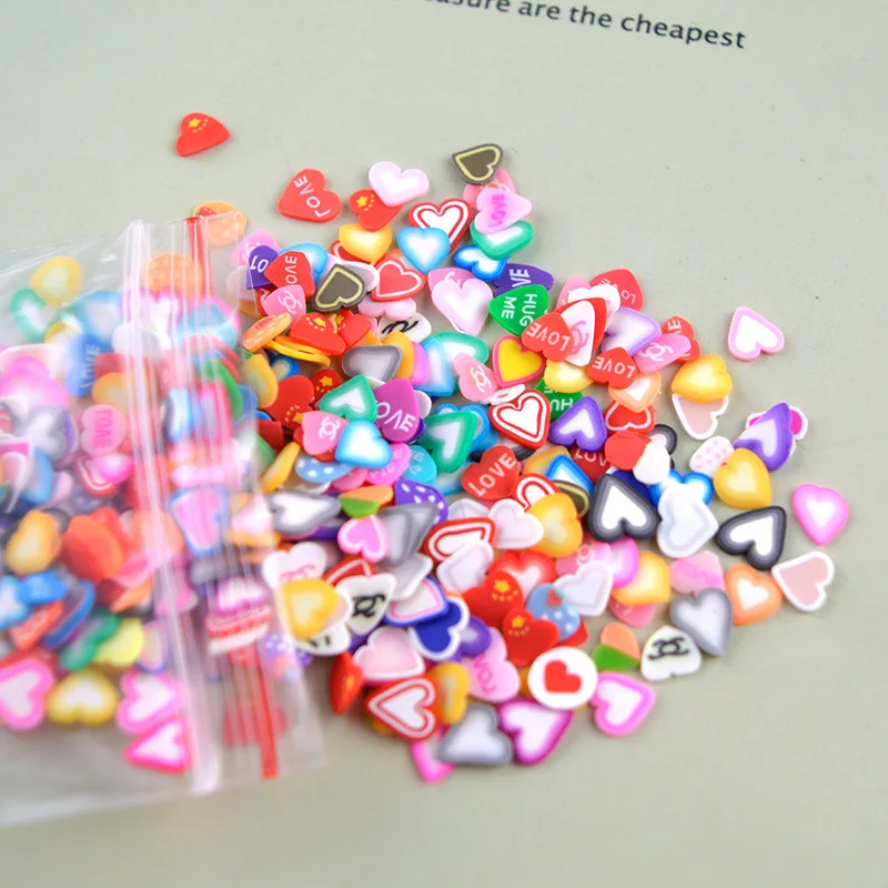 

1000pcs/bag Nail Art 3D Fruit DIY Design Tiny Slices Decoration Acrylic Beauty Polymer Clay Nail Sticker Accessory