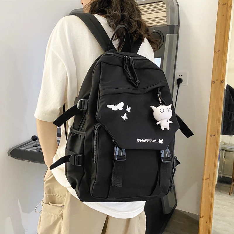 

Fashion school bag girl Cute women backpack teenage school backpacks kawaii female travel bags Student book casual bag 2021