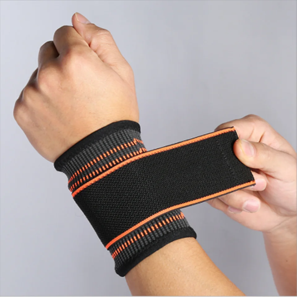 

CHAO BA 2019 new sports wound pressure with fitness bandage wristbands powerlifting bound to bind wristbands