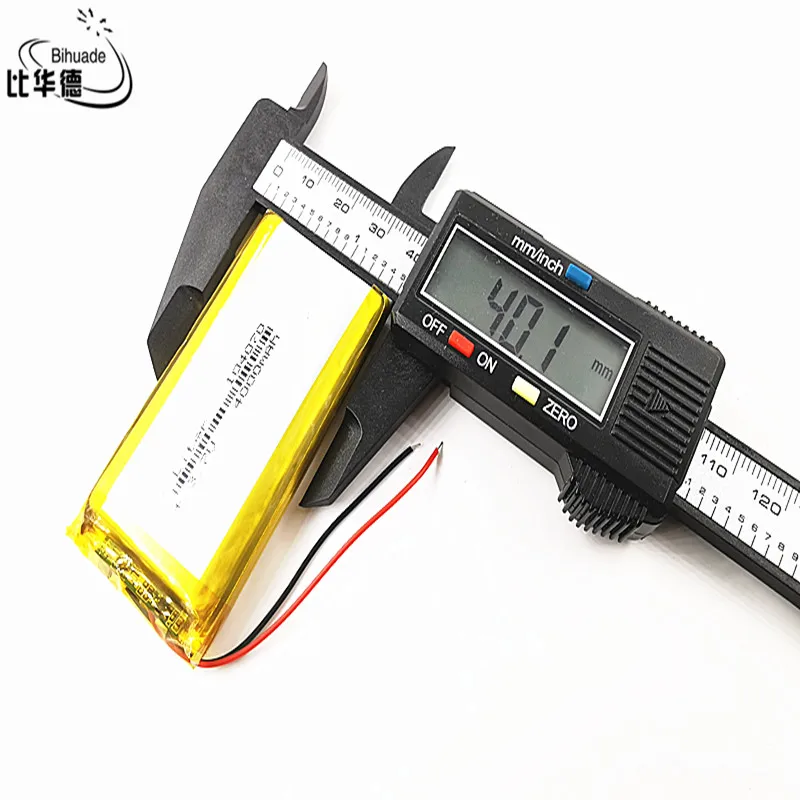 Фото 3,7 V 4000mAh 104070 литиевая полимерная аккумуляторная батарея cell для Mp3 MP4 MP5 GPS Mobile Bluetooth №3
