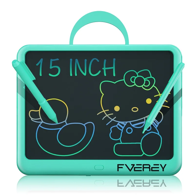 

New Draw Writing Board 15Inch Full Screen Colorful Drawing Painting Tablet Message Notepad Personalized Gift For Office & School