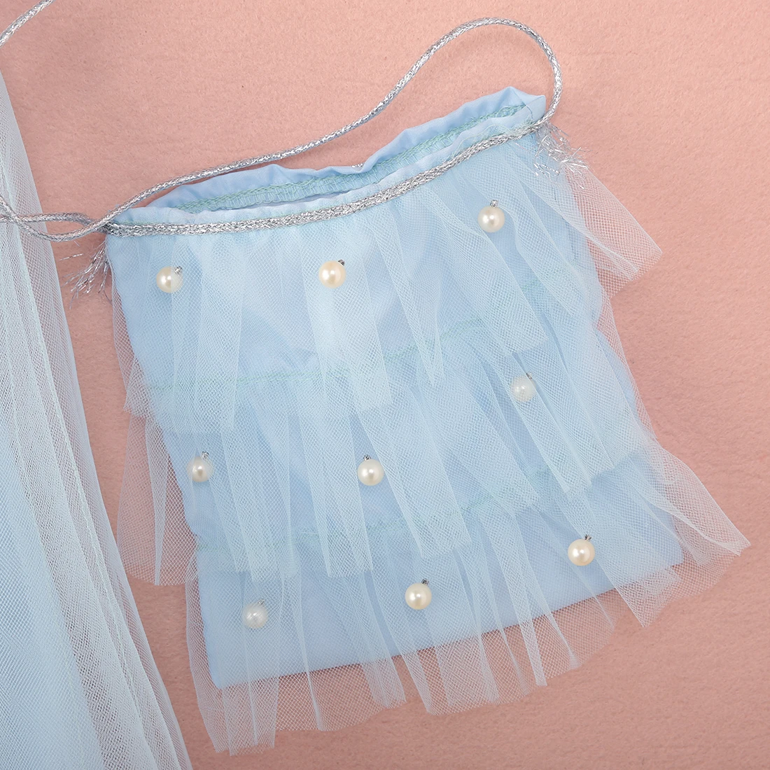 Hot sale Princess Kids Baby Girl Party Dress Pearl Tulle Sundress summer Cute Flower Bead Gown Fancy | Детская одежда и обувь